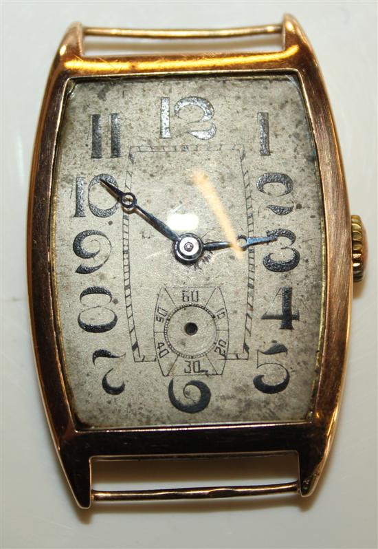 1930s 9ct gold watch